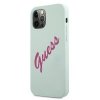 Guess GUHCP12MLSVSBF iPhone 12/12 Pro 6,1 niebieski fuksja/blue fuschia hardcase Silicone Vintage